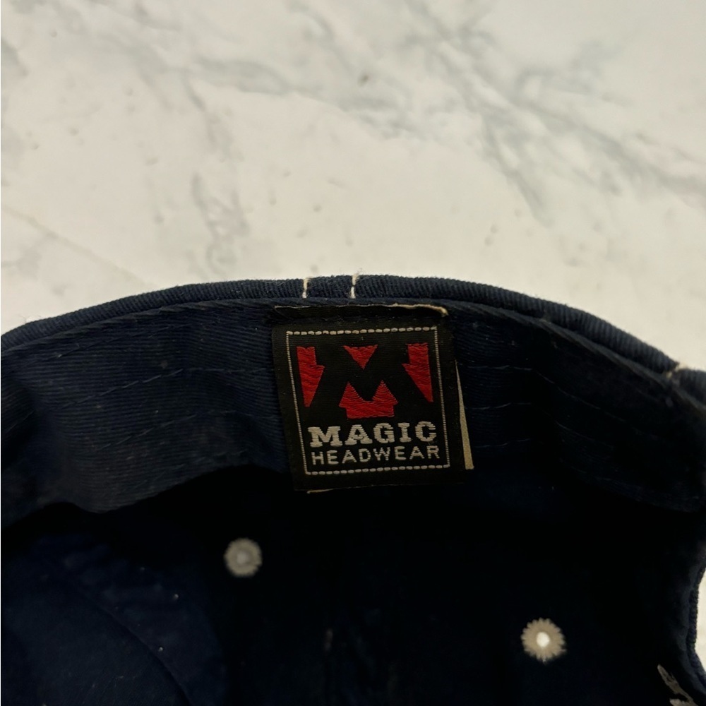 Magic Headwear Hooters Hat Blue Strapback Thick Stitch Men’s Adult​​​ - Picture 7 of 8